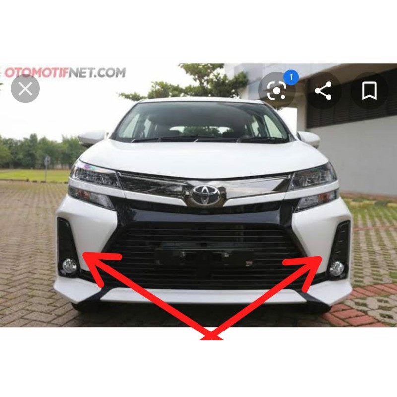 cover foglamp ring foglamp avanza veloz 2019-2020
