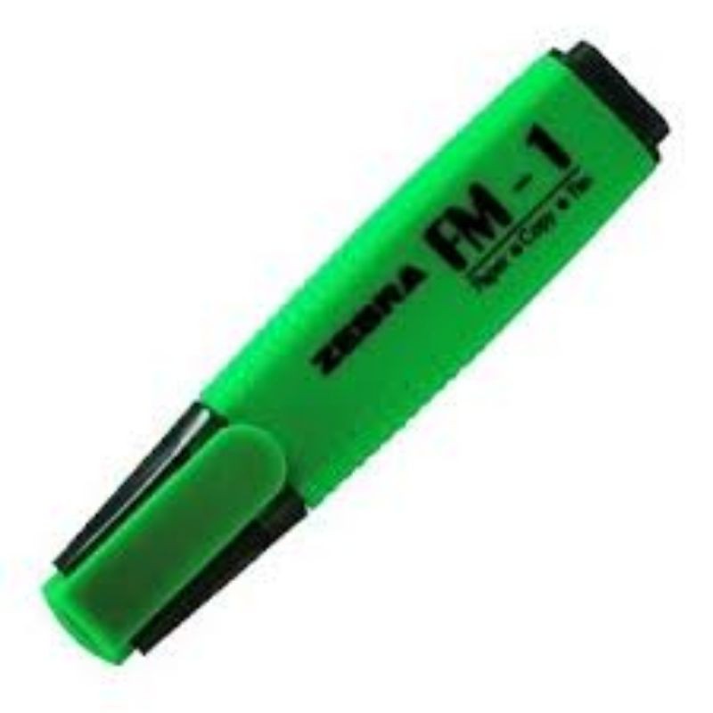 

Spidol Highlighter Zebra FM-1 Green