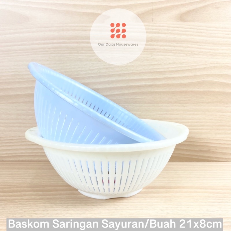 YOSHIKAWA Baskom Saringan Plastik Sayur/Buah D-5055