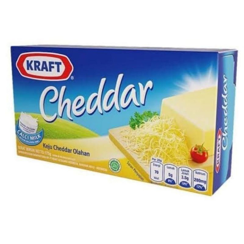 

Kraft cheddar 165gr