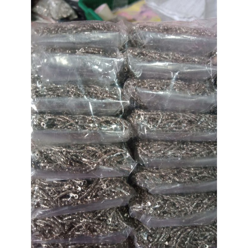 besi/paku ulir silver dan gold grosir 1packbisi 500pcs-+