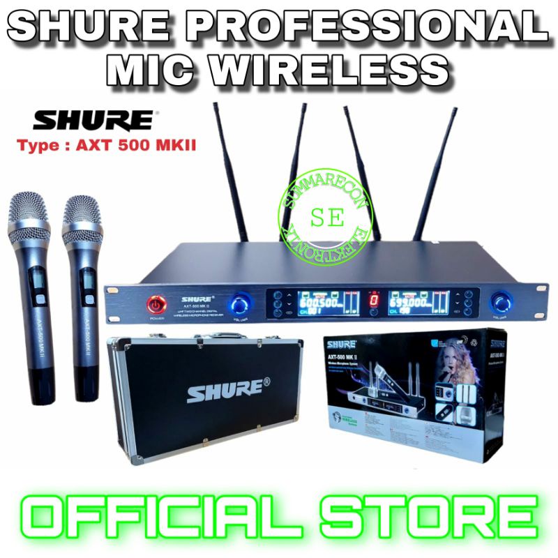 mic wireless shure axt 500 mk mic karaoke shure