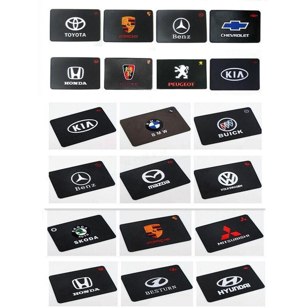 Non-slip Mat Dashboard Mobil Tikar Lengket untuk Kia logo RIO K5 k3 K2 Picanto Rio Soren Sportage Sorento KX3 KX5 K3S