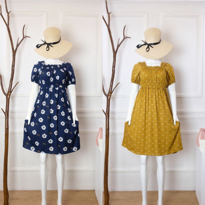 Daster Rayon Harian/ Daster Dress Rayon / Daster Grosir (NADINE)