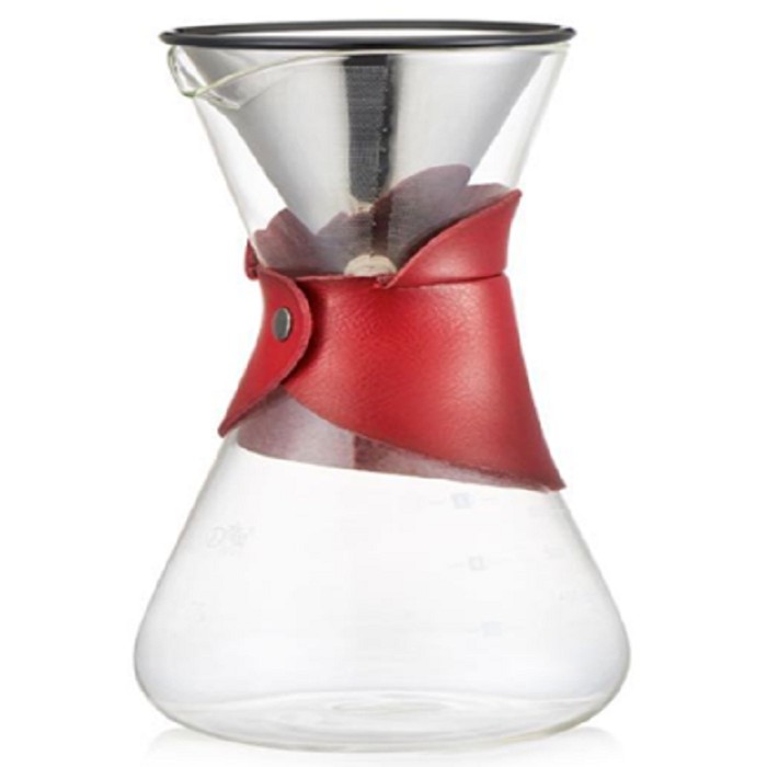 Diguo Glass Coffee Pot 600ml DG-598 Classic Series Glass Coffee Maker Set. Pour Over/Drip Glass