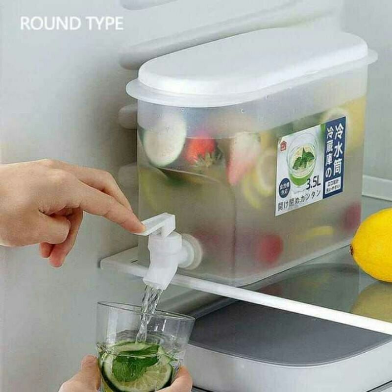 dispenser kulkas/botol minum kulkas/tempat minum/wadah minum