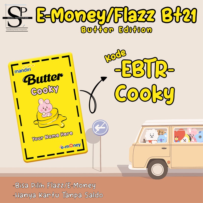 Emoney Flazz Bt21 Custom Nama