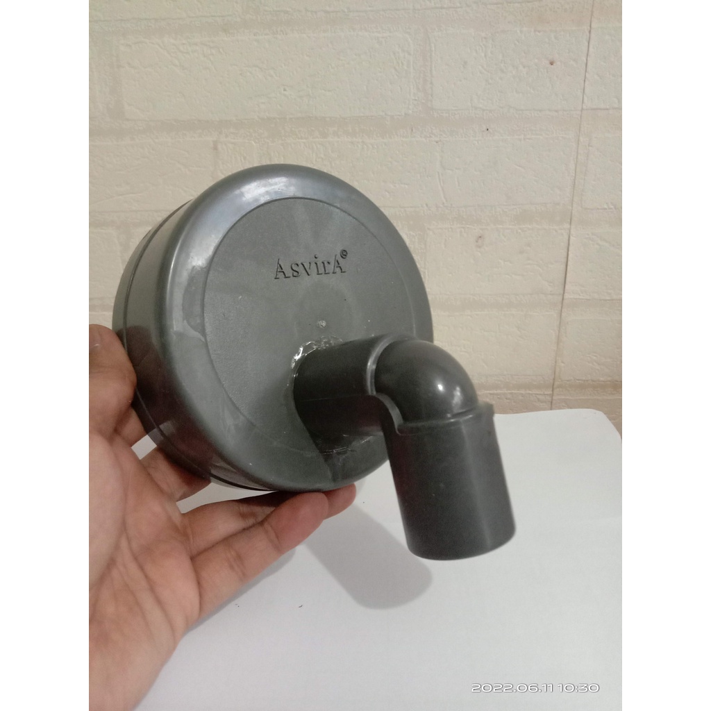 Dop Tutup pipa Hidroponik 4 inch Output Knee 1/2 Inch