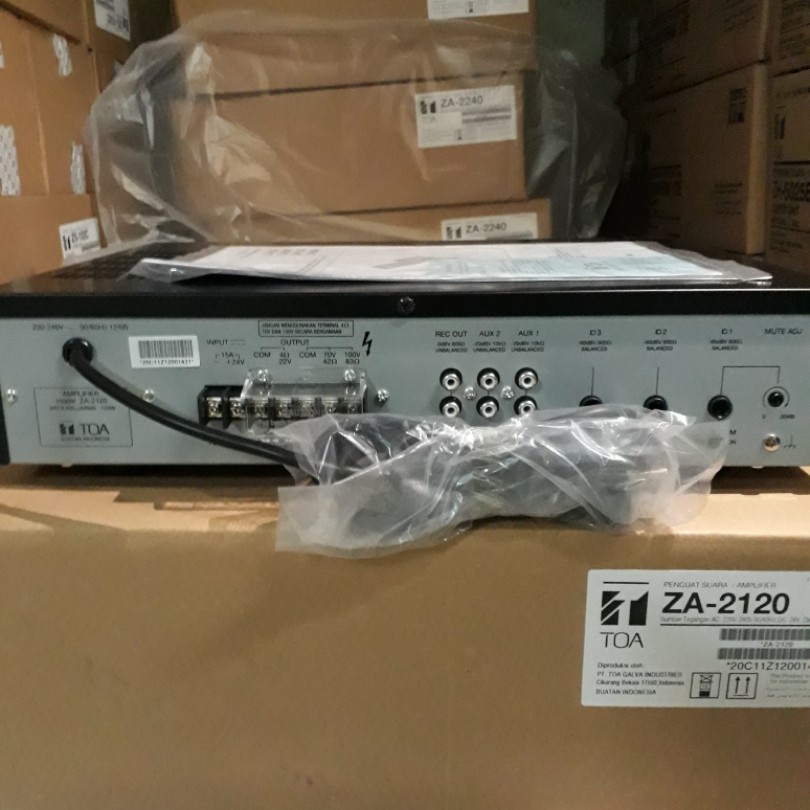 TOA ZA 2120 original (120 - 180 watt) AMPLIFIER ZA2120