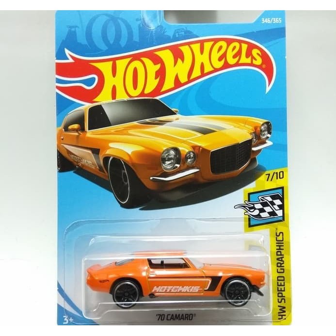 hot wheels 70 camaro orange