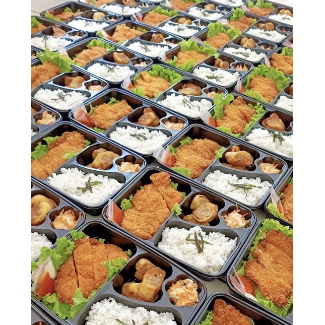 

Nasi Bento/Nasi kotak/Chicken Katsu/Nasi kotak Murah