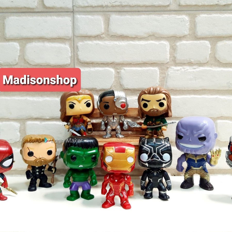 Avenger Funko Pop Figure Set Koleksi Superhero kado mainan anak murah