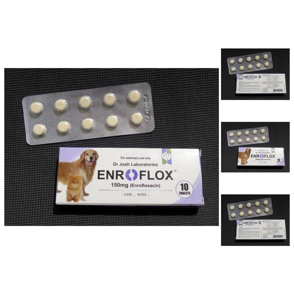 obat flu pilek flu anjing kucing enroflox enrofloxacin 150mg