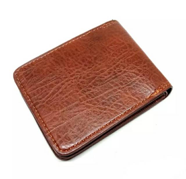 MORTEGA Dompet Lipat Kulit 5Inchi Dompet kulit Fashion Pria Dompet  Kulit  Sintetis Dompet Murah