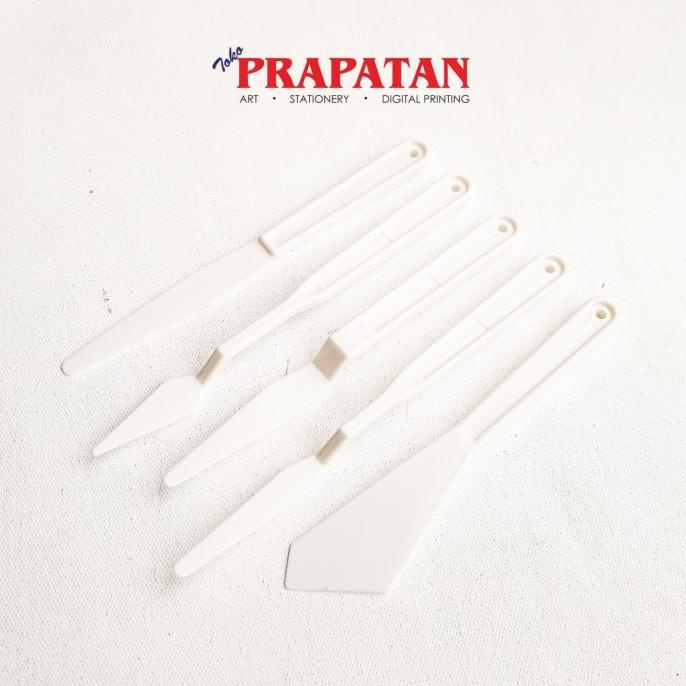 

De Goya Plastic Painting Knife set 5pcs 503 / Pisau Palet Plastik