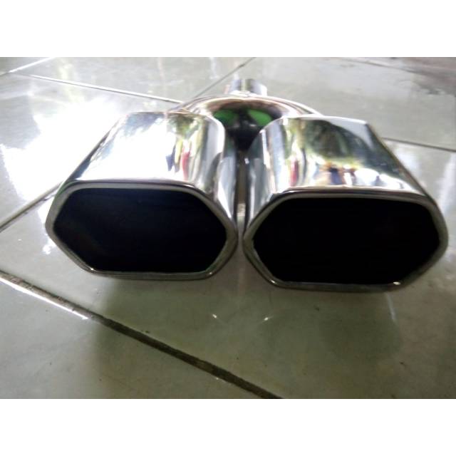 Knalpot HKS doble suara sous mobil solar