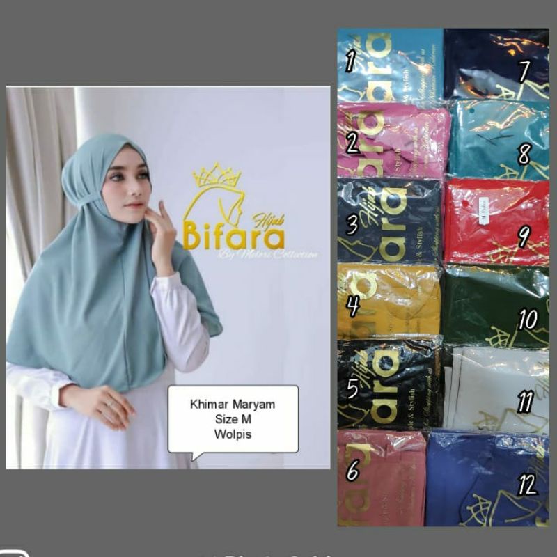 HIJAB KHIMAR MARYAM TALI by BIFARA HIJAB