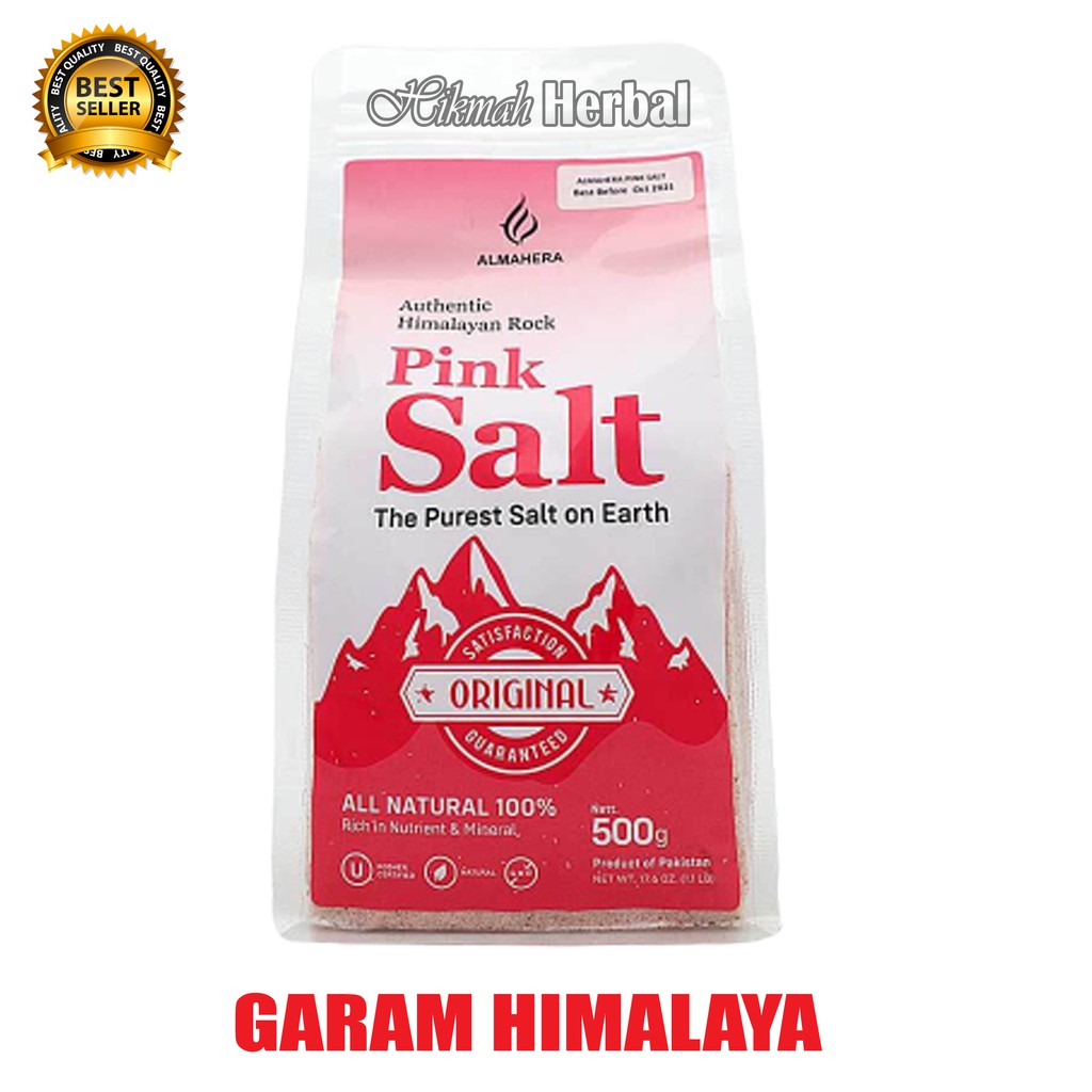 

Garam Halus Himalaya Asli Pink Salt Menyeimbangkan Gula Darah