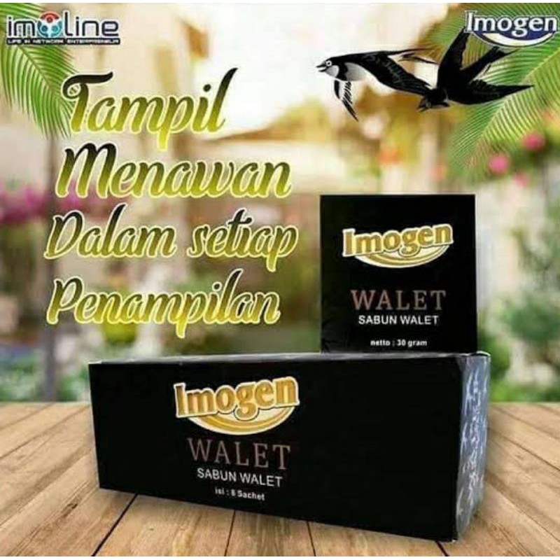 Original Imogen Sabun walet 1 pack isi 8