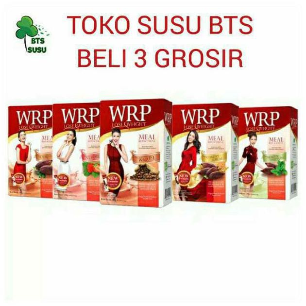 

[[BISA COD]] WRP meal replacement isi 6 sachet/ susu diet WRP - Strawberi TERLENGKAP Kode 232