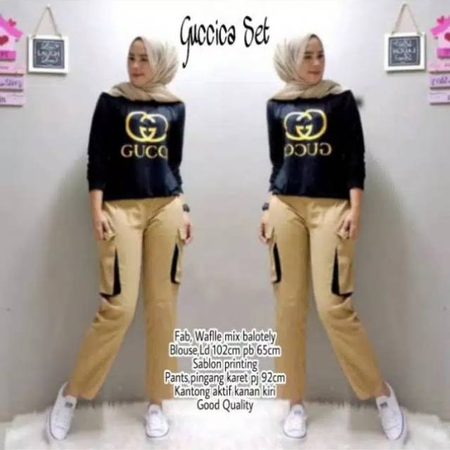 Set Guccika fashion wanita