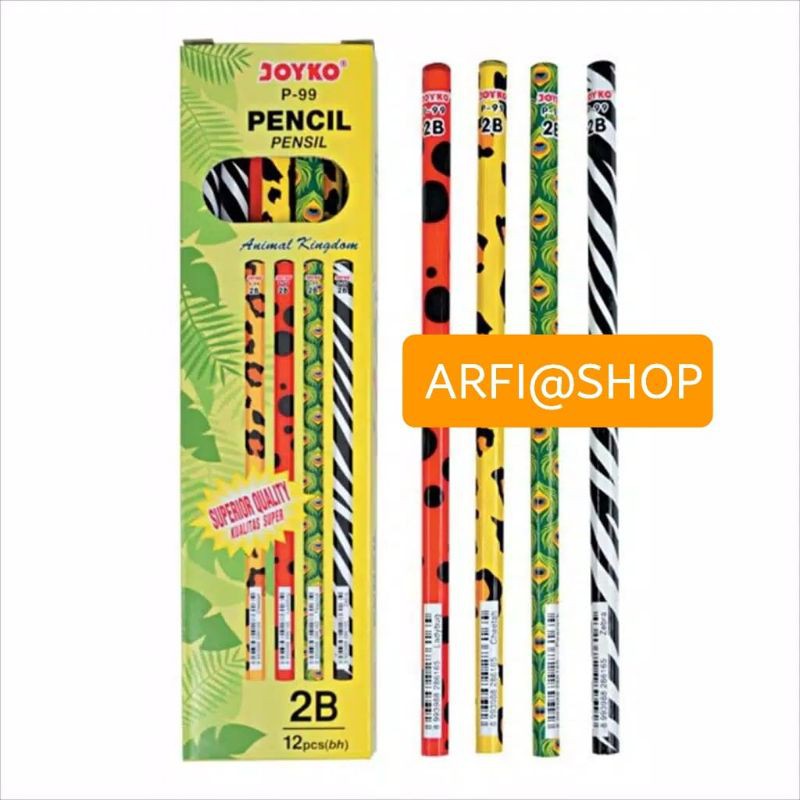 

Pensil Joyko P-99 Animal Kingdom 2B (1 Pcs)