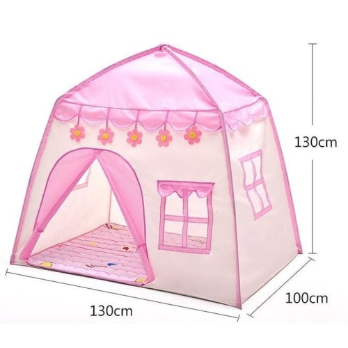 Tenda Anak Model Rumah / Tenda Bermain Princess Castle / Tenda Castle Tenda Anak Bentuk Model Rumah Window Tenda Bermain Princess Castle Outdoor Pink Biru