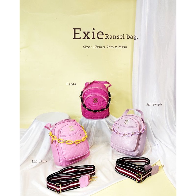 tas ransel cewek mini EXIE ransel cewek lucu ransel cewek kekinian