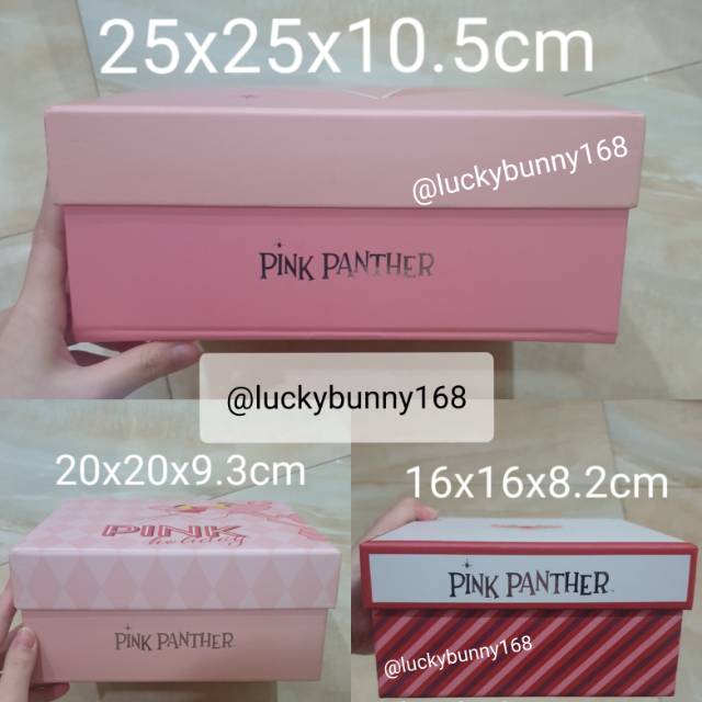 

kotak pink panther box pink panther small box medium box large box kotak miniso pink panther box