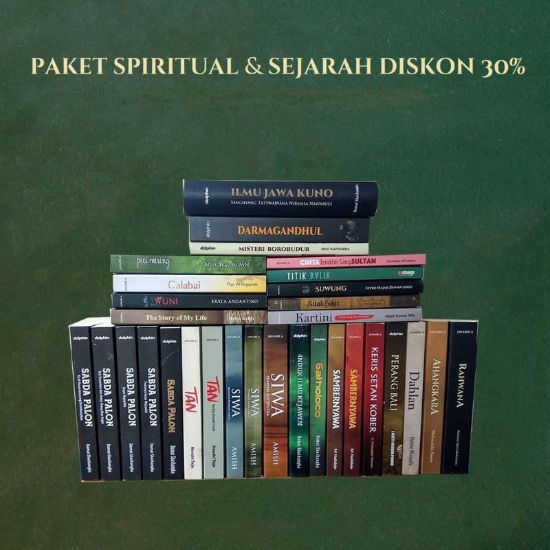 PAKET BUKU SPIRITUAL, SEJARAH, SAINS (DISKON HINGGA 30%)