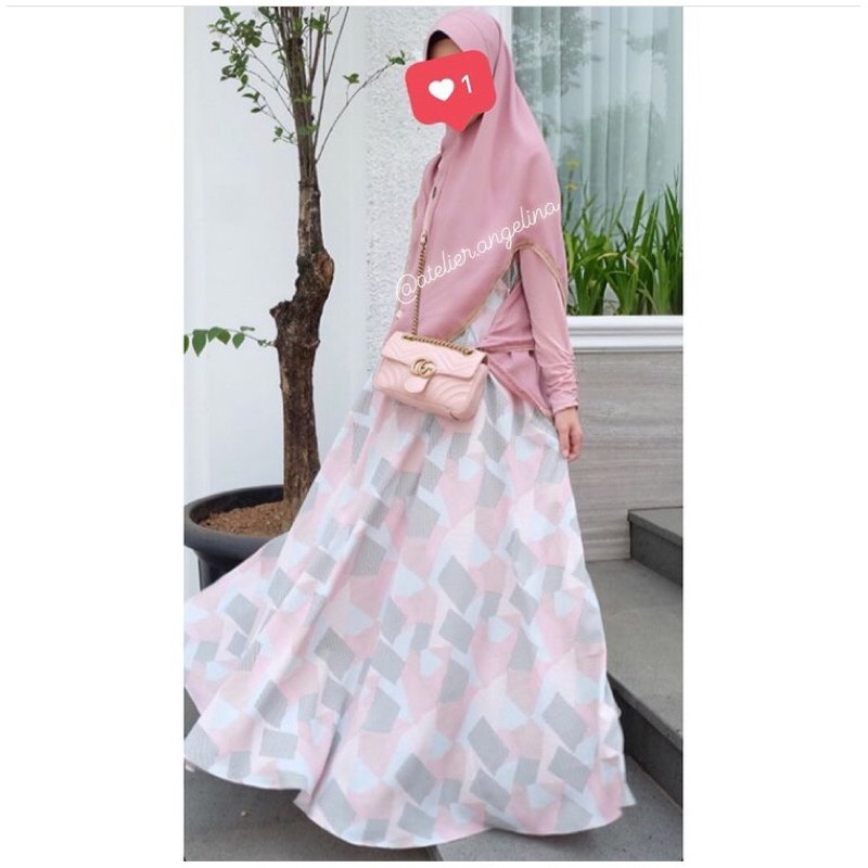 Preloved Aisha Gamis Atelier Angelina