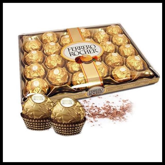 

TERBARUU!! FERRERO ROCHER 24 PCS / COKELAT FERRERO ROCHER / COKELAT HAZELNUT COD