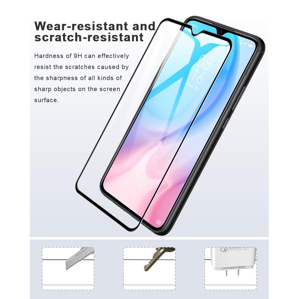 PROMO Tempered Glass Realme C1, Realme C2, Realme C3 TG Layar FULL Cover Anti Gores Kaca