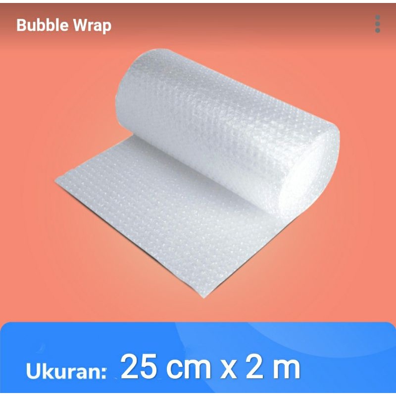 

Bubble Wrap 25cm x 2m