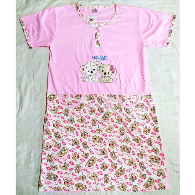 Dress Remaja SieLie | Baju Tidur Rumahan Anak | Baju Dress Karakter Animal