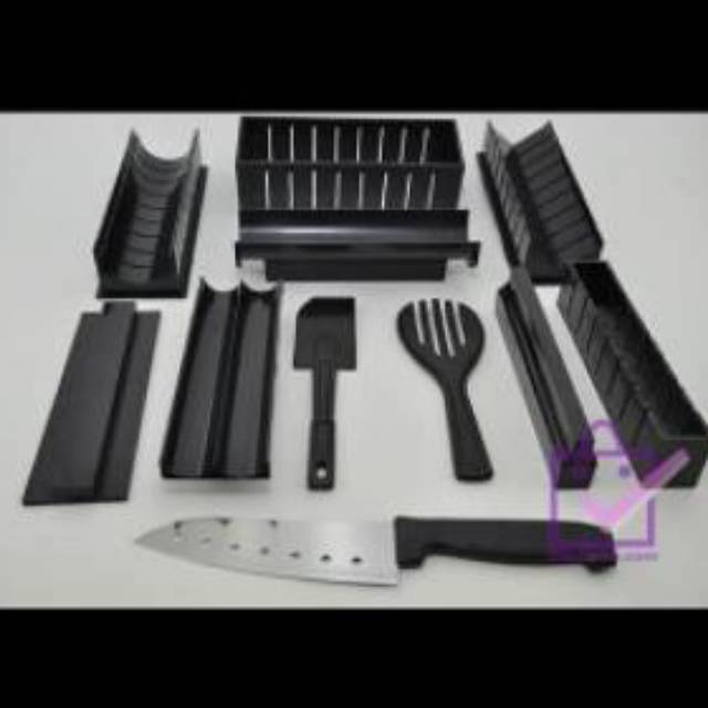 SUSHI MAKER PROFESSIONAL 10 SET / CETAKAN SUSHI LENGKAP