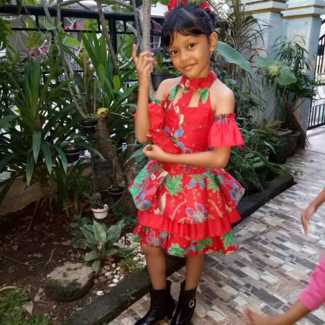 Jual Batik nusantara anak/ batik fashion show Indonesia