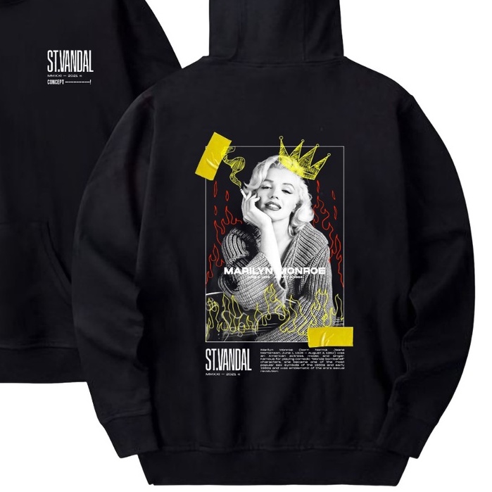 Public - Marlyn Monroe Hoodie - Hoodie Pria dan Wanita