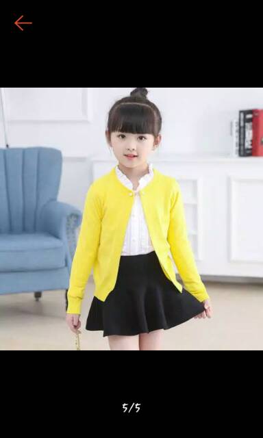 ALIZA CARDIGAN ANAK RAJUT/ATASAN RAJUT ANAK /SWEATER RAJUT ANAK