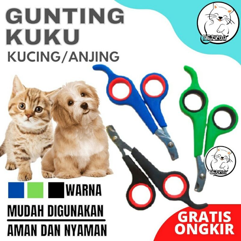 Gunting Kuku Hewan Kucing, Anjing, sugar glider, otter dll
