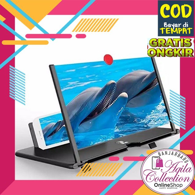 Bisa COD FREE Ongkir ENLARGE PHONE SCREEN F3 PEMBESAR LAYAR HP 3D Modernlifeshop Mobile Phone Screen