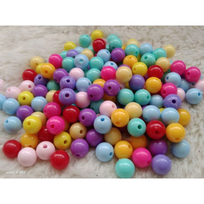 

parel kapur dop ukuran 10mm mix warna
