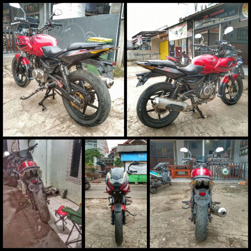 Stiker Decal Full Body Bajaj Pulsar 220F - Aksesoris Motor Naked Bike