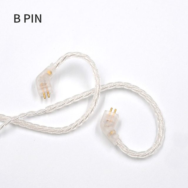 Kabel KZ OFC Copper / SIlver KZ Cable with Mic for ZSN Pro ZS3 ZS5 ZSA ZS10 PRO X ZST ZST X ZST PRO ZS4 ZS3 ZS3E CCA CRA TRN MT1 TRN ST1 M10 CCA CA4 CCA C12 ZSX