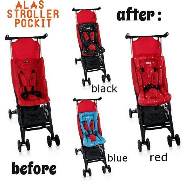 Alas Stroller Pockit - Ndollolo Stroller Pad - Bantalan Stroller Pockit - Alas Stroller Bayi