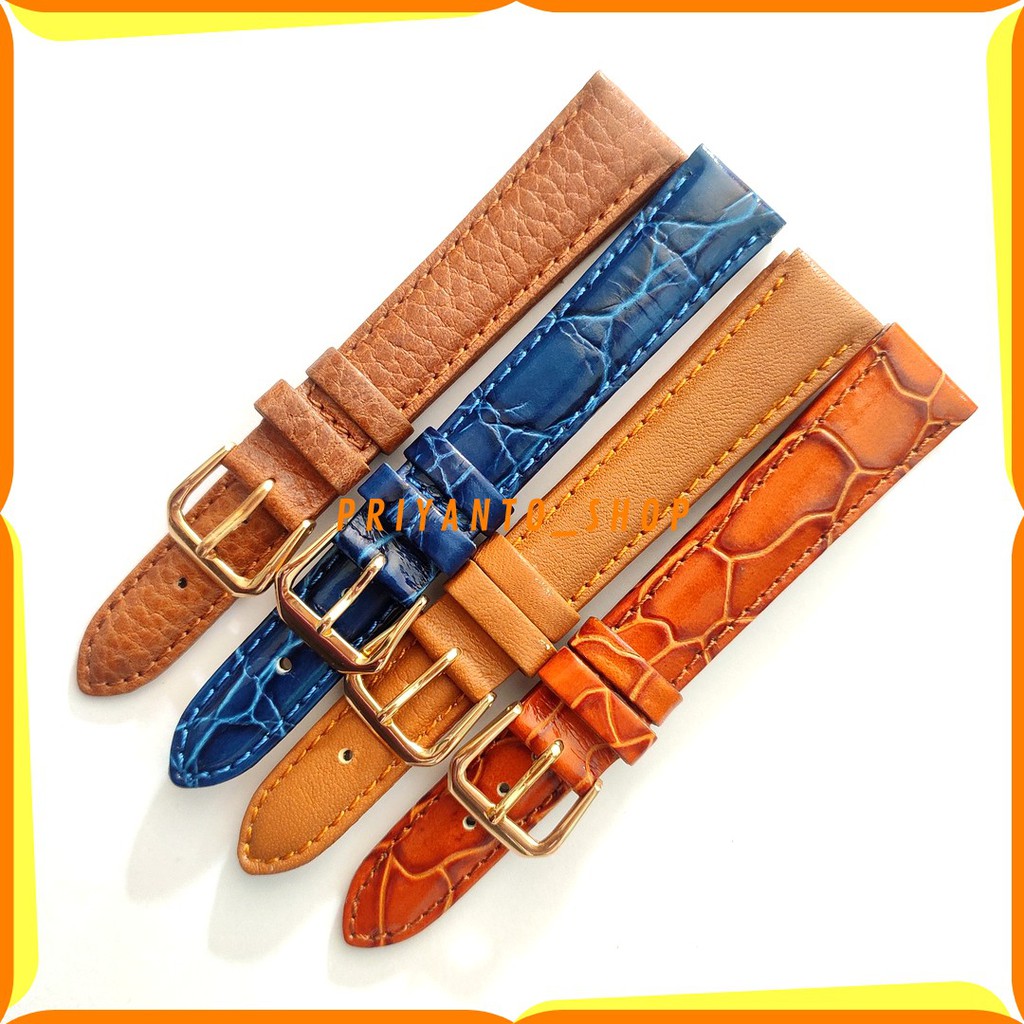 Strap Tali Jam Tangan wanita16mm Tali jam kulit 16mm LKZ16 bagus