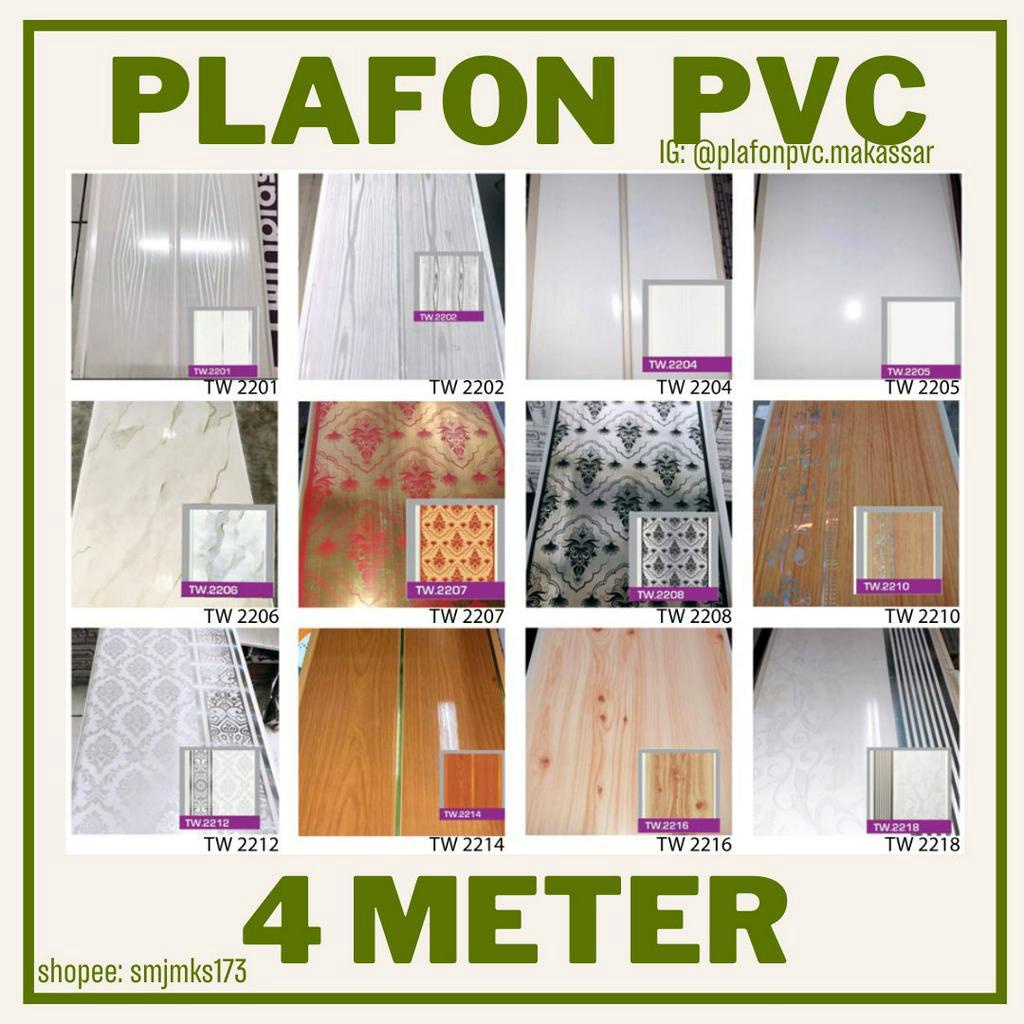 PLAFON PVC 4 METER MURAH BERKUALITAS PART 1