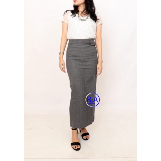 ROK KERJA WANITA/ ROK SPAN PANJANG KERJA / ROK KANTORAN WANITA