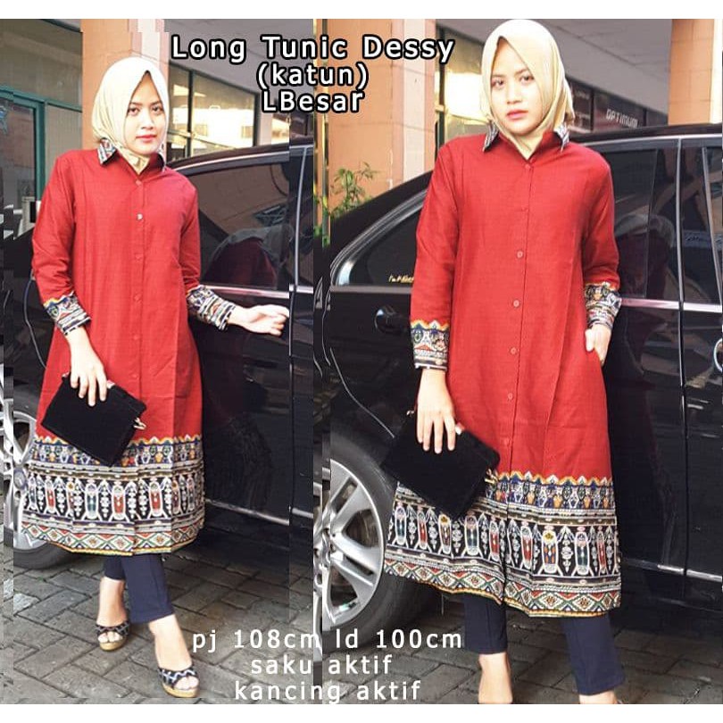 Baju Atasan Wanita 73117 vita dress/dress muslim/dress kantor/baju kantor wanita