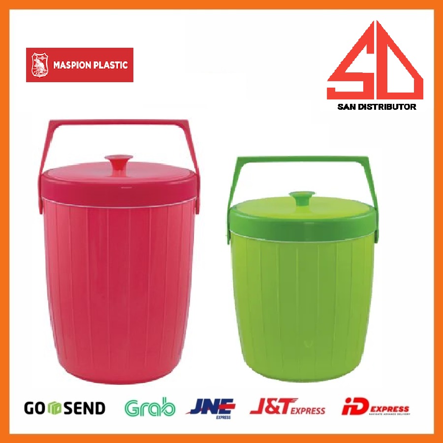 ICE / RICE BUCKET USA 6 liter . termos nasi / es 6l Maspion